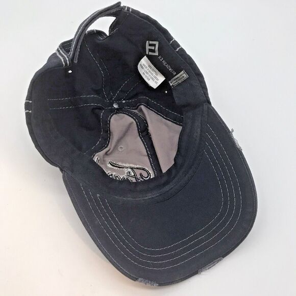 Ford Motor Logo American Flag Distressed Baseball Cap H3 Headwear Adjustable Hat - Picture 7 of 8